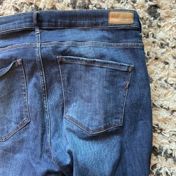 Express bell flare jeans size 16r - Picture 5 of 6